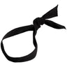 No Crease Elastic Ribbon Hair Ties - Black / 8 Packs of 50 = 400 Hair Ties