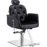 Noir Reclining Hydraulic All-Purpose Salon Chair by DIR Salon Furniture