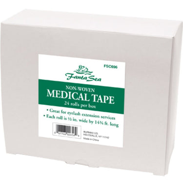 Non-Woven Medical Tape 1/2" Wide x 5 Yards per Roll / Box of 24 Rolls by Fantasea
