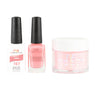 NR Elite Trio: Gel Polish + Lacquer + Dip/Acrylic Powder - #MS167 Guava by NuRevolution / Gel Polish 15 mL. + Lacquer 15 mL. + Dip/Acrylic 2 oz.