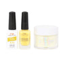 NR Elite Trio: Gel Polish + Lacquer + Dip/Acrylic Powder - #MS171 Sunshine by NuRevolution / Gel Polish 15 mL. + Lacquer 15 mL. + Dip/Acrylic 2 oz.