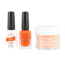 NR Elite Trio: Gel Polish + Lacquer + Dip/Acrylic Powder - #MS176 Papaya by NuRevolution / Gel Polish 15 mL. + Lacquer 15 mL. + Dip/Acrylic 2 oz.
