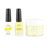 NR Elite Trio: Gel Polish + Lacquer + Dip/Acrylic Powder - #MS179 Pina Colada by NuRevolution / Gel Polish 15 mL. + Lacquer 15 mL. + Dip/Acrylic 2 oz.
