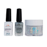 NR Elite Trio: Gel Polish + Lacquer + Dip/Acrylic Powder - #MS191 Diamond by NuRevolution / Gel Polish 15 mL. + Lacquer 15 mL. + Dip/Acrylic 2 oz.