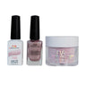 NR Elite Trio: Gel Polish + Lacquer + Dip/Acrylic Powder - #MS192 Confetti by NuRevolution / Gel Polish 15 mL. + Lacquer 15 mL. + Dip/Acrylic 2 oz.