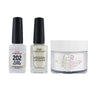 NR Elite Trio: Gel Polish + Lacquer + Dip/Acrylic Powder - #MS202 Glass Slipper by NuRevolution / Gel Polish 15 mL. + Lacquer 15 mL. + Dip/Acrylic 2 oz.