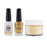 NR Elite Trio: Gel Polish + Lacquer + Dip/Acrylic Powder - #MS206 Rapunzel by NuRevolution / Gel Polish 15 mL. + Lacquer 15 mL. + Dip/Acrylic 2 oz.