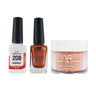 NR Elite Trio: Gel Polish + Lacquer + Dip/Acrylic Powder - #MS208 Cassava by NuRevolution / Gel Polish 15 mL. + Lacquer 15 mL. + Dip/Acrylic 2 oz.