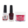 NR Elite Trio: Gel Polish + Lacquer + Dip/Acrylic Powder - #MS210 Renegade by NuRevolution / Gel Polish 15 mL. + Lacquer 15 mL. + Dip/Acrylic 2 oz.