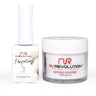NR Perfection Set: Gel Polish + Dip/Acrylic Powder - #PFS003 Pink Sorbet by NuRevolution / 15 mL. Gel Polish + 2 oz. Dip/Acrylic Powder