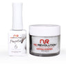 NR Perfection Set: Gel Polish + Dip/Acrylic Powder - #PFS006 Pink Glitz by NuRevolution / 15 mL. Gel Polish + 2 oz. Dip/Acrylic Powder