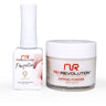 NR Perfection Set: Gel Polish + Dip/Acrylic Powder - #PFS009 Pale Pink by NuRevolution / 15 mL. Gel Polish + 2 oz. Dip/Acrylic Powder