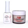 NR Perfection Set: Gel Polish + Dip/Acrylic Powder - #PFS012 Sundown by NuRevolution / 15 mL. Gel Polish + 2 oz. Dip/Acrylic Powder
