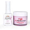 NR Perfection Set: Gel Polish + Dip/Acrylic Powder - #PFS017 Headliner by NuRevolution / 15 mL. Gel Polish + 2 oz. Dip/Acrylic Powder