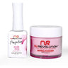 NR Perfection Set: Gel Polish + Dip/Acrylic Powder - #PFS018 Primetime by NuRevolution / 15 mL. Gel Polish + 2 oz. Dip/Acrylic Powder
