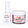 NR Perfection Set: Gel Polish + Dip/Acrylic Powder - #PFS019 Cabaret by NuRevolution / 15 mL. Gel Polish + 2 oz. Dip/Acrylic Powder