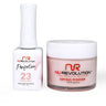 NR Perfection Set: Gel Polish + Dip/Acrylic Powder - #PFS023 Bonbon by NuRevolution / 15 mL. Gel Polish + 2 oz. Dip/Acrylic Powder