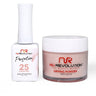 NR Perfection Set: Gel Polish + Dip/Acrylic Powder - #PFS025 Tulip by NuRevolution / 15 mL. Gel Polish + 2 oz. Dip/Acrylic Powder