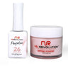 NR Perfection Set: Gel Polish + Dip/Acrylic Powder - #PFS026 Blossom by NuRevolution / 15 mL. Gel Polish + 2 oz. Dip/Acrylic Powder