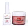 NR Perfection Set: Gel Polish + Dip/Acrylic Powder - #PFS028 Candy Apple by NuRevolution / 15 mL. Gel Polish + 2 oz. Dip/Acrylic Powder