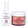 NR Perfection Set: Gel Polish + Dip/Acrylic Powder - #PFS032 Grapefruit by NuRevolution / 15 mL. Gel Polish + 2 oz. Dip/Acrylic Powder