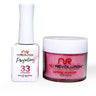 NR Perfection Set: Gel Polish + Dip/Acrylic Powder - #PFS033 Sweet Jam by NuRevolution / 15 mL. Gel Polish + 2 oz. Dip/Acrylic Powder