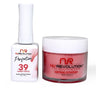 NR Perfection Set: Gel Polish + Dip/Acrylic Powder - #PFS039 Holly Berry by NuRevolution / 15 mL. Gel Polish + 2 oz. Dip/Acrylic Powder