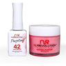 NR Perfection Set: Gel Polish + Dip/Acrylic Powder - #PFS042 Fever Pitch by NuRevolution / 15 mL. Gel Polish + 2 oz. Dip/Acrylic Powder