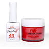 NR Perfection Set: Gel Polish + Dip/Acrylic Powder - #PFS044 Tart Squeeze by NuRevolution / 15 mL. Gel Polish + 2 oz. Dip/Acrylic Powder