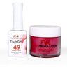 NR Perfection Set: Gel Polish + Dip/Acrylic Powder - #PFS049 Cast Away by NuRevolution / 15 mL. Gel Polish + 2 oz. Dip/Acrylic Powder