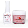 NR Perfection Set: Gel Polish + Dip/Acrylic Powder - #PFS061 Lost Cove by NuRevolution / 15 mL. Gel Polish + 2 oz. Dip/Acrylic Powder