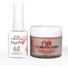 NR Perfection Set: Gel Polish + Dip/Acrylic Powder - #PFS062 Twilight by NuRevolution / 15 mL. Gel Polish + 2 oz. Dip/Acrylic Powder