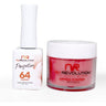 NR Perfection Set: Gel Polish + Dip/Acrylic Powder - #PFS064 Lemon by NuRevolution / 15 mL. Gel Polish + 2 oz. Dip/Acrylic Powder
