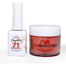 NR Perfection Set: Gel Polish + Dip/Acrylic Powder - #PFS071 Toffee by NuRevolution / 15 mL. Gel Polish + 2 oz. Dip/Acrylic Powder
