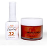 NR Perfection Set: Gel Polish + Dip/Acrylic Powder - #PFS072 Miss Priss by NuRevolution / 15 mL. Gel Polish + 2 oz. Dip/Acrylic Powder