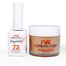 NR Perfection Set: Gel Polish + Dip/Acrylic Powder - #PFS073 Taffeta by NuRevolution / 15 mL. Gel Polish + 2 oz. Dip/Acrylic Powder