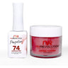NR Perfection Set: Gel Polish + Dip/Acrylic Powder - #PFS074 Serendipity by NuRevolution / 15 mL. Gel Polish + 2 oz. Dip/Acrylic Powder
