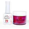 NR Perfection Set: Gel Polish + Dip/Acrylic Powder - #PFS075 Soft Whisper by NuRevolution / 15 mL. Gel Polish + 2 oz. Dip/Acrylic Powder