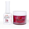 NR Perfection Set: Gel Polish + Dip/Acrylic Powder - #PFS076 Phantasma by NuRevolution / 15 mL. Gel Polish + 2 oz. Dip/Acrylic Powder