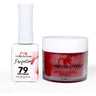 NR Perfection Set: Gel Polish + Dip/Acrylic Powder - #PFS079 Electric Ave by NuRevolution / 15 mL. Gel Polish + 2 oz. Dip/Acrylic Powder
