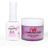 NR Perfection Set: Gel Polish + Dip/Acrylic Powder - #PFS084 Burgundy by NuRevolution / 15 mL. Gel Polish + 2 oz. Dip/Acrylic Powder