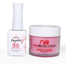 NR Perfection Set: Gel Polish + Dip/Acrylic Powder - #PFS086 Equinox by NuRevolution / 15 mL. Gel Polish + 2 oz. Dip/Acrylic Powder