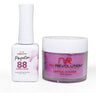 NR Perfection Set: Gel Polish + Dip/Acrylic Powder - #PFS088 Porcelain by NuRevolution / 15 mL. Gel Polish + 2 oz. Dip/Acrylic Powder