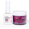 NR Perfection Set: Gel Polish + Dip/Acrylic Powder - #PFS089 Coconut by NuRevolution / 15 mL. Gel Polish + 2 oz. Dip/Acrylic Powder