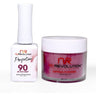 NR Perfection Set: Gel Polish + Dip/Acrylic Powder - #PFS090 Frost by NuRevolution / 15 mL. Gel Polish + 2 oz. Dip/Acrylic Powder