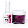 NR Perfection Set: Gel Polish + Dip/Acrylic Powder - #PFS093 Slate by NuRevolution / 15 mL. Gel Polish + 2 oz. Dip/Acrylic Powder