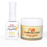 NR Perfection Set: Gel Polish + Dip/Acrylic Powder - #PFS101 Sour Lemon by NuRevolution / 15 mL. Gel Polish + 2 oz. Dip/Acrylic Powder