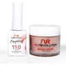 NR Perfection Set: Gel Polish + Dip/Acrylic Powder - #PFS110 Praline by NuRevolution / 15 mL. Gel Polish + 2 oz. Dip/Acrylic Powder