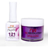 NR Perfection Set: Gel Polish + Dip/Acrylic Powder - #PFS121 Palladium by NuRevolution / 15 mL. Gel Polish + 2 oz. Dip/Acrylic Powder