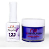 NR Perfection Set: Gel Polish + Dip/Acrylic Powder - #PFS122 Fairy Dust by NuRevolution / 15 mL. Gel Polish + 2 oz. Dip/Acrylic Powder
